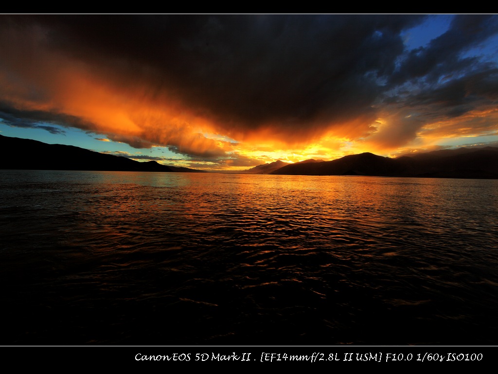 雅江夕照 摄影 浩月