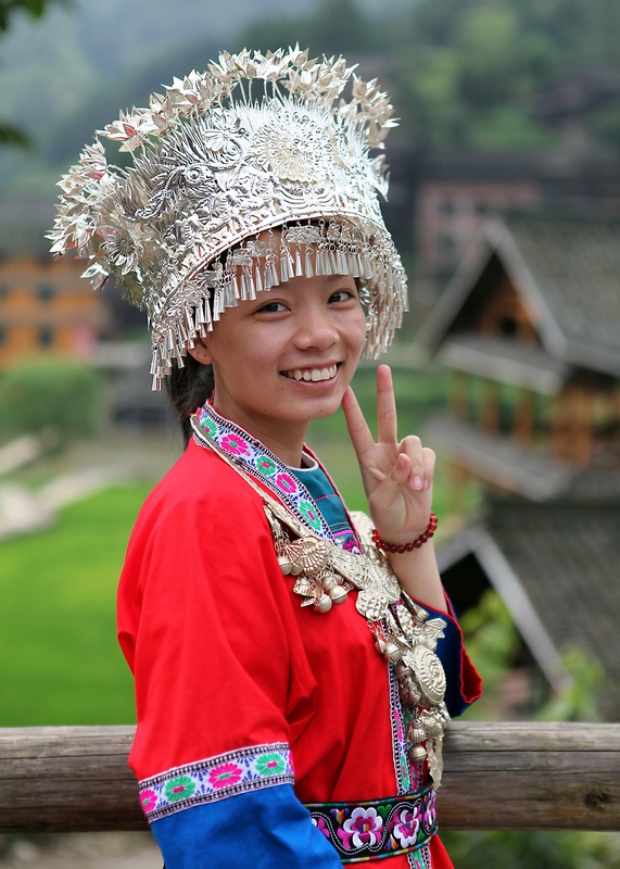 人像习作——侗族姑娘 摄影 zhangym