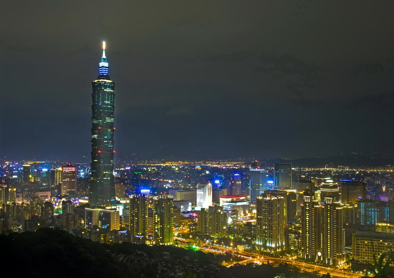 台北夜景 摄影 快乐--马