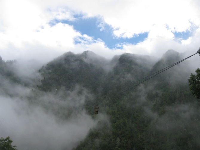 大山间溜索 摄影 SL游遍china