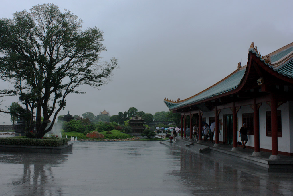 雨中观楼(4) 摄影 晋风