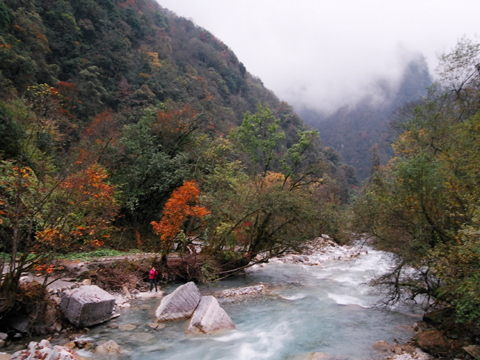 東拉山大峽谷秋景-3 摄影 通川橋