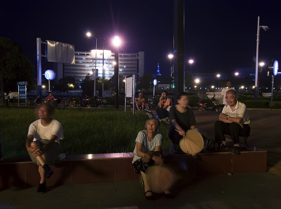 夏夜市民广场 摄影 石页