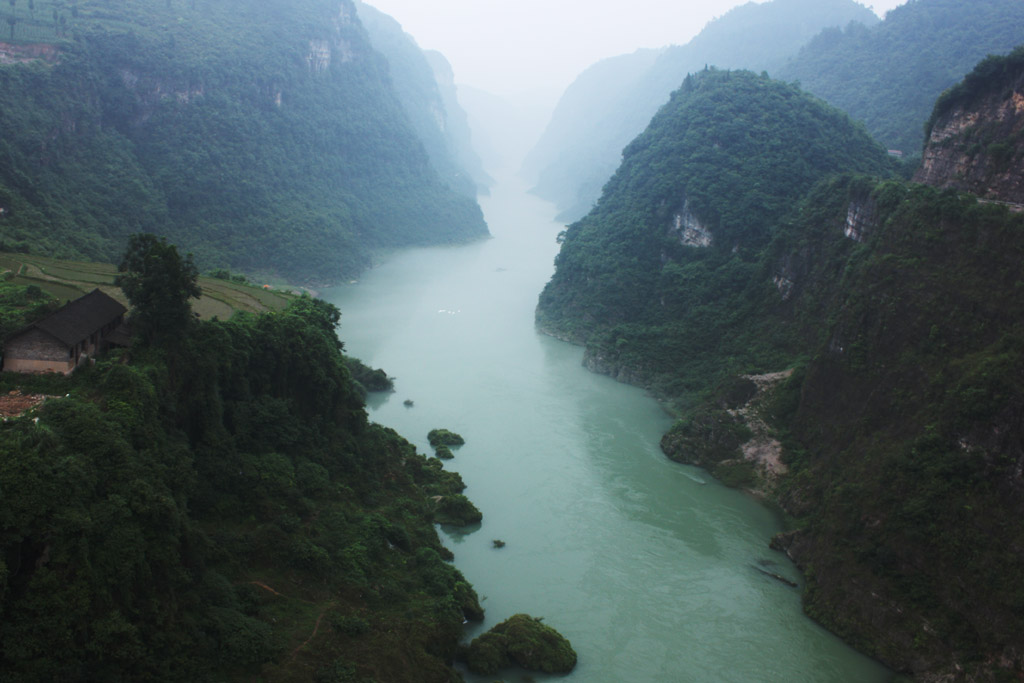 雨中乌江峡谷 摄影 晋风