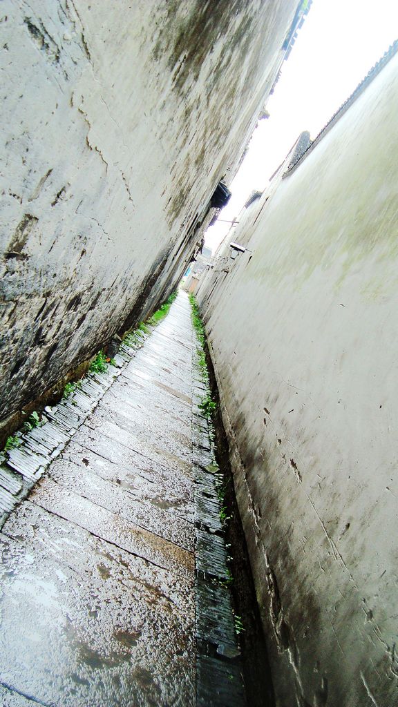 雨巷. 油石板 摄影 美娃娃