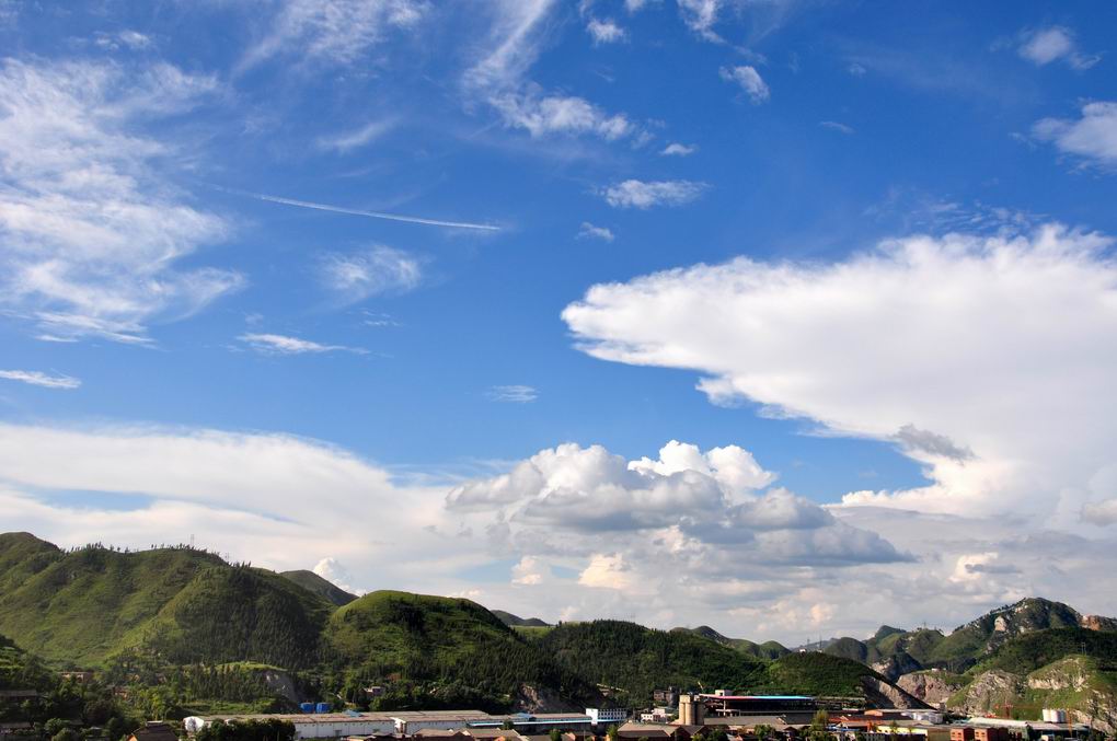 夏日的天空 摄影 影影顺顺