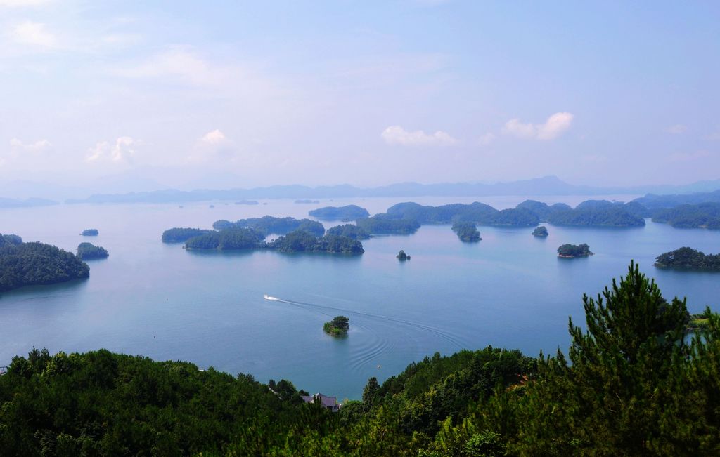 千岛湖鸟瞰 摄影 变异草