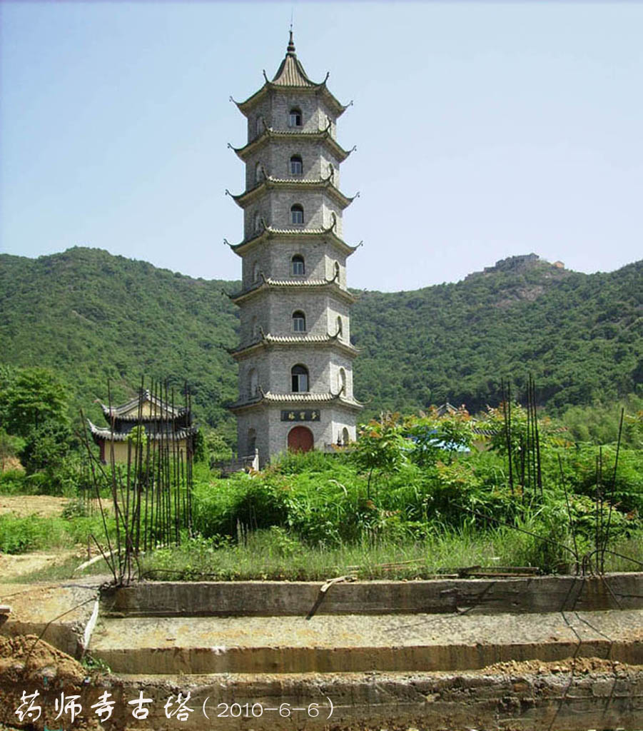 药师寺古塔 摄影 晚景