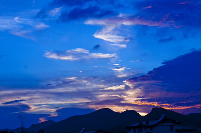 夕照 摄影 黔山秀水