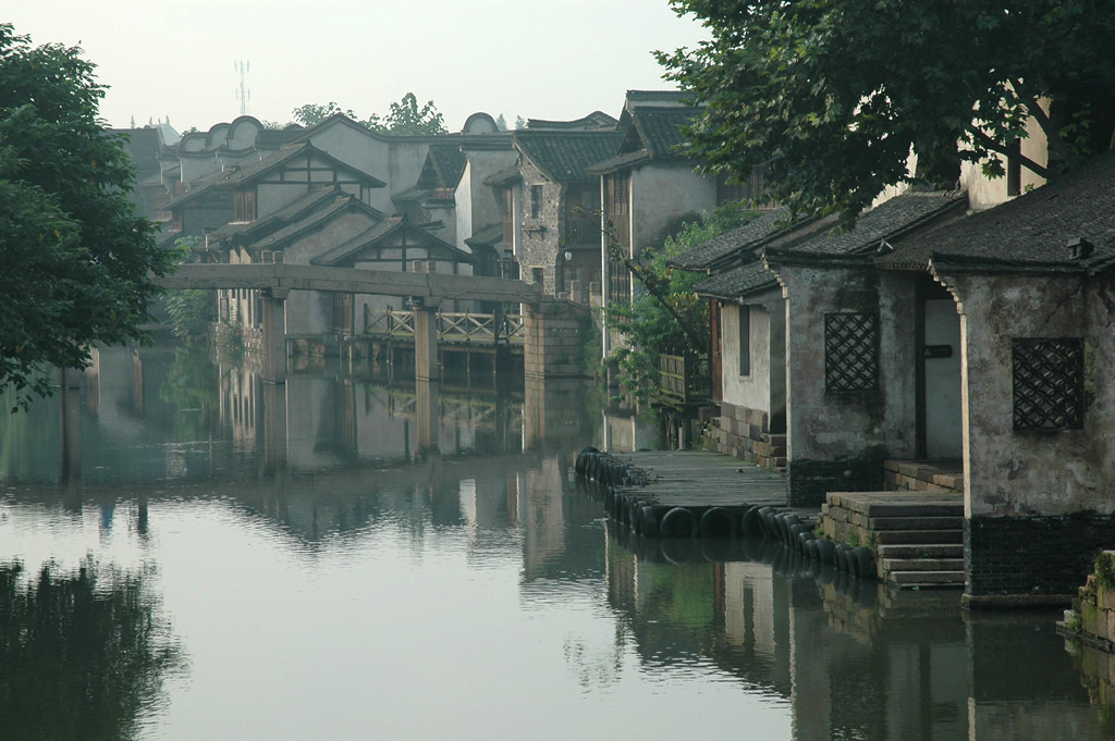 水乡晨 摄影 园墅