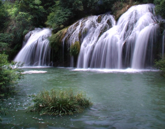 瀑布 摄影 黔山秀水