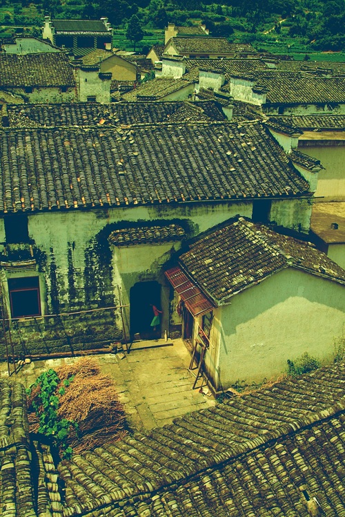 徽派建筑 摄影 原野原野