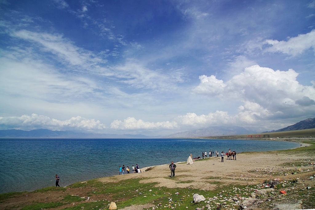 新疆赛里木湖 摄影 有缘人