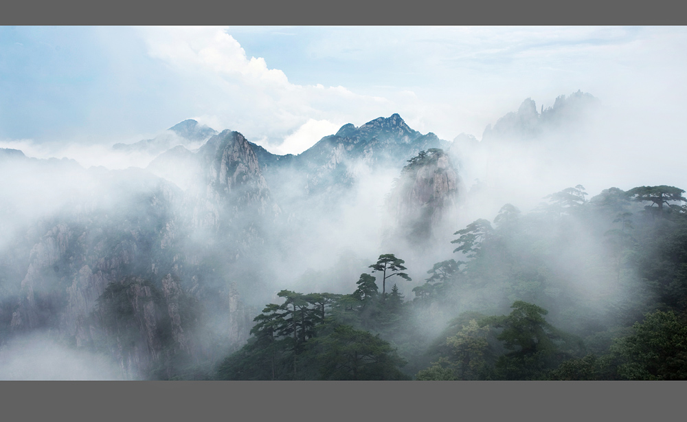 雨后黄山 摄影 孤马游疆