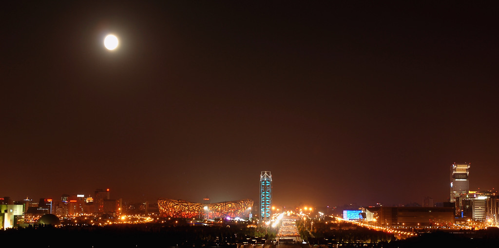 奥运中心区夜景 摄影 摄乐