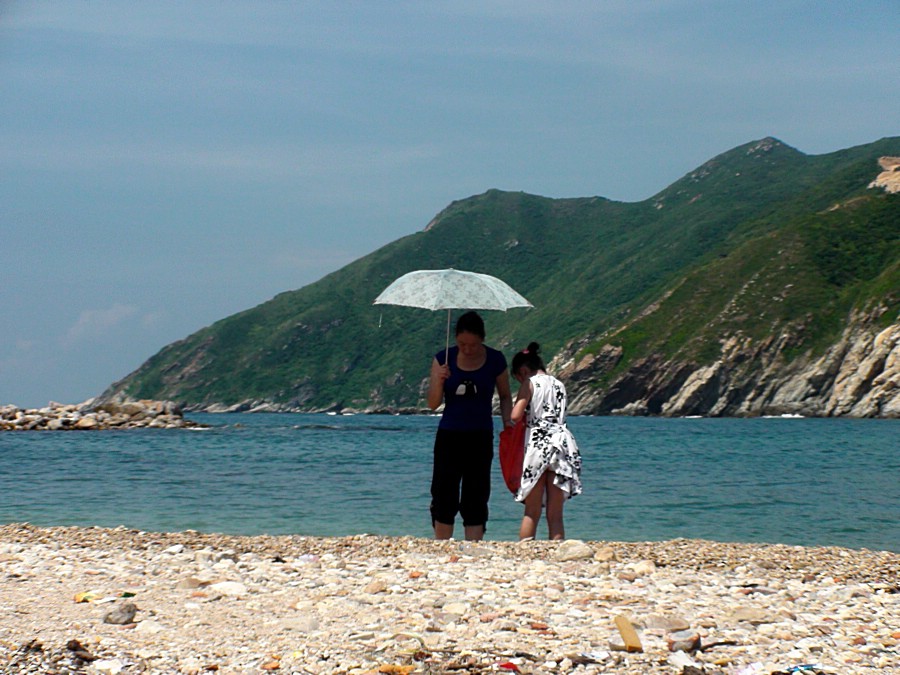 南澳风情——海岛拾贝 摄影 盛夏明月