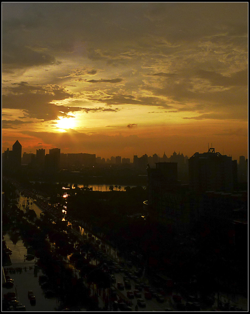 暴雨过后的黄昏 摄影 摄林浪子