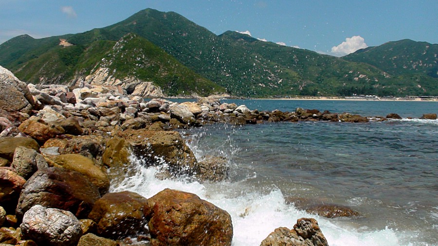 南澳风情——浪花飞溅 摄影 盛夏明月