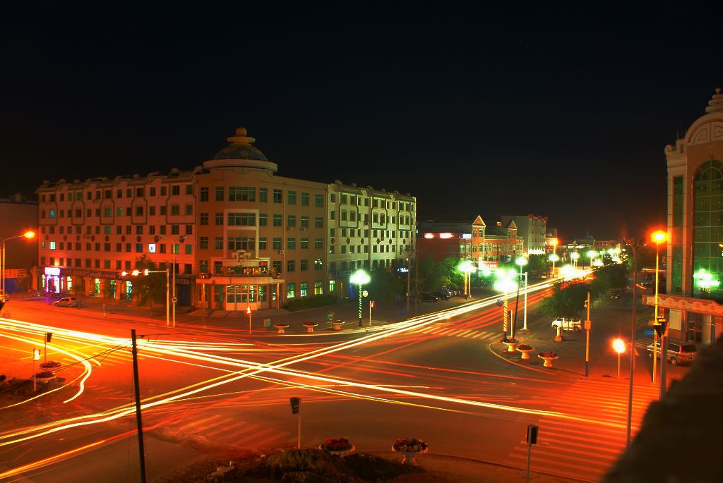 小镇夜景 摄影 黑大庙人