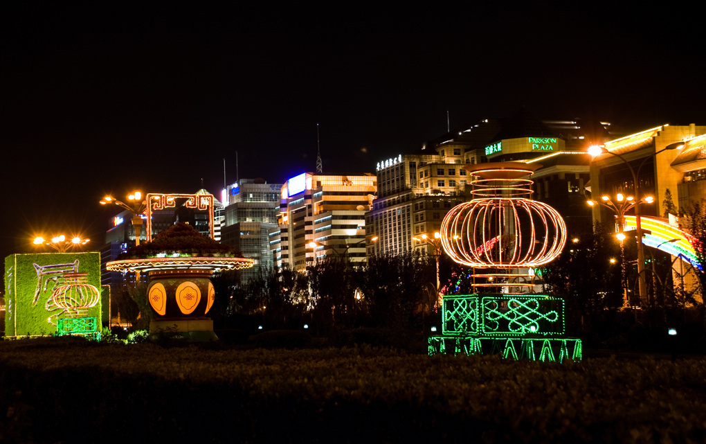 街头夜景 摄影 相逢是歌