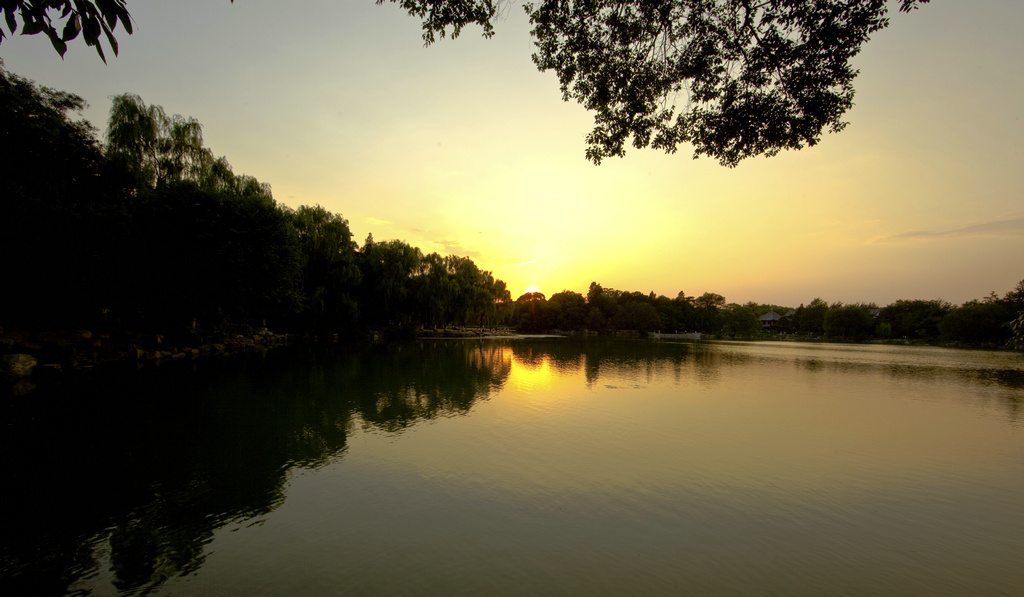 未名湖夕照 摄影 浩月