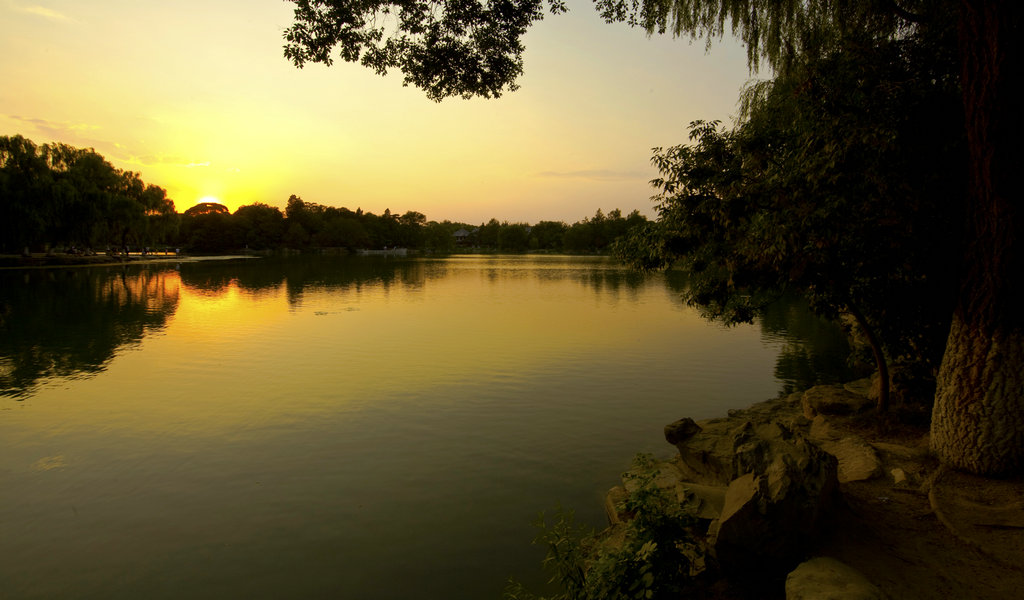 未名湖夕照 摄影 浩月