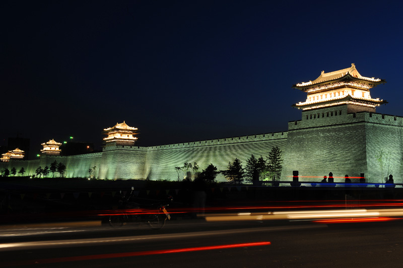 大同东城墙夜景 摄影 子杰