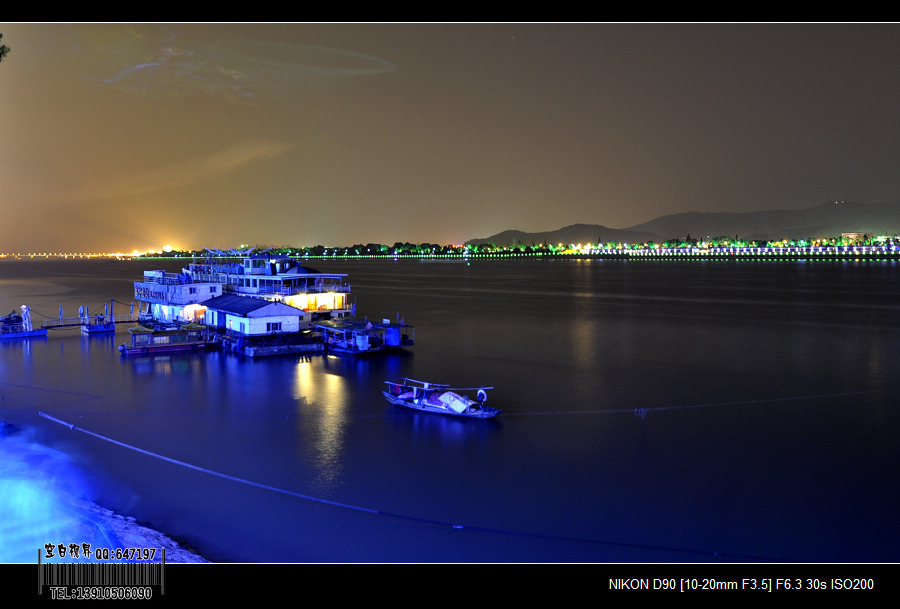 长沙印象-湘江夜 摄影 一片空白