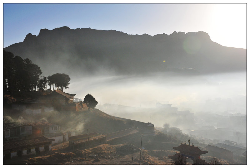 郎木寺的早晨 摄影 心已远