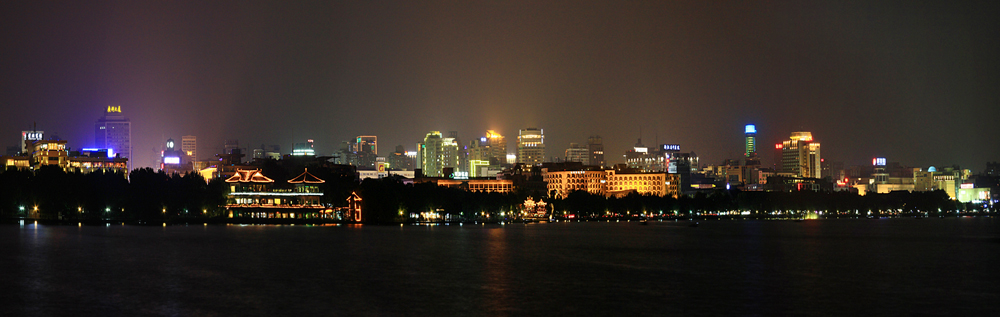 西子湖畔夜景 摄影 双刃剑客