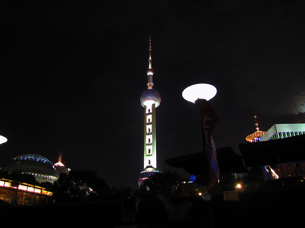 上海东方明珠电视塔夜景 摄影 宇宙来客