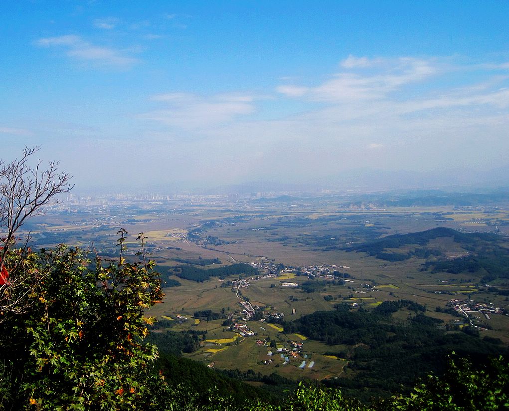 磨盘山上远眺 摄影 深水无澜