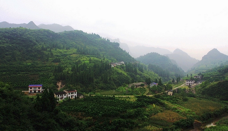 张家界风景（6）---宁静的乡村 摄影 壹品沉香