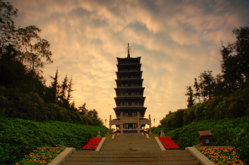 文峰夕照 摄影 寒山