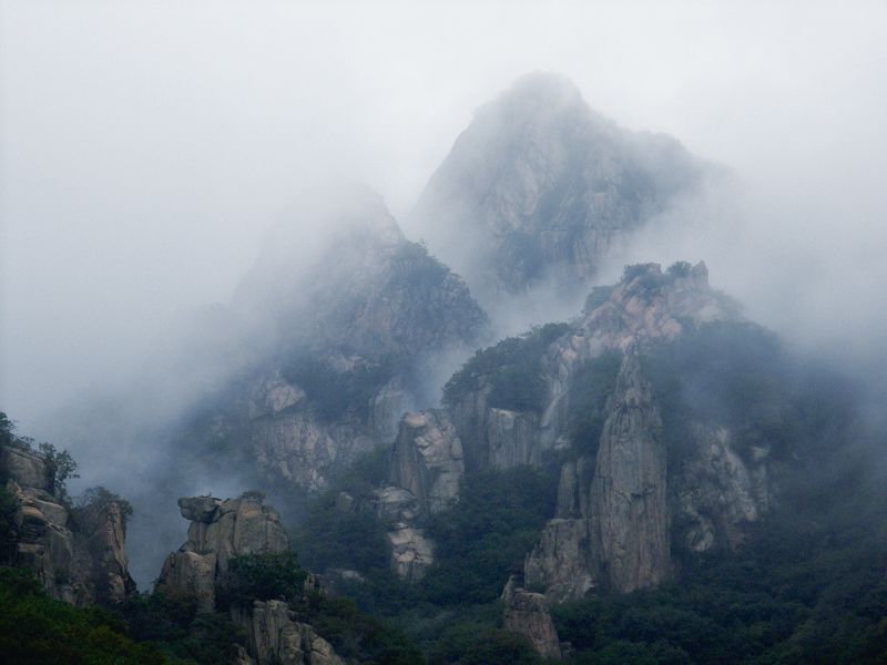 五龙烟雨2 摄影 皓月郑顺安