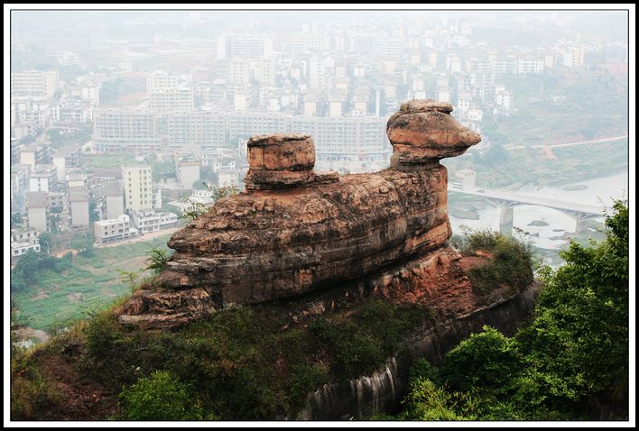 金鸡石 摄影 山-山