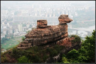 金鸡岭上金鸡石 摄影 山-山