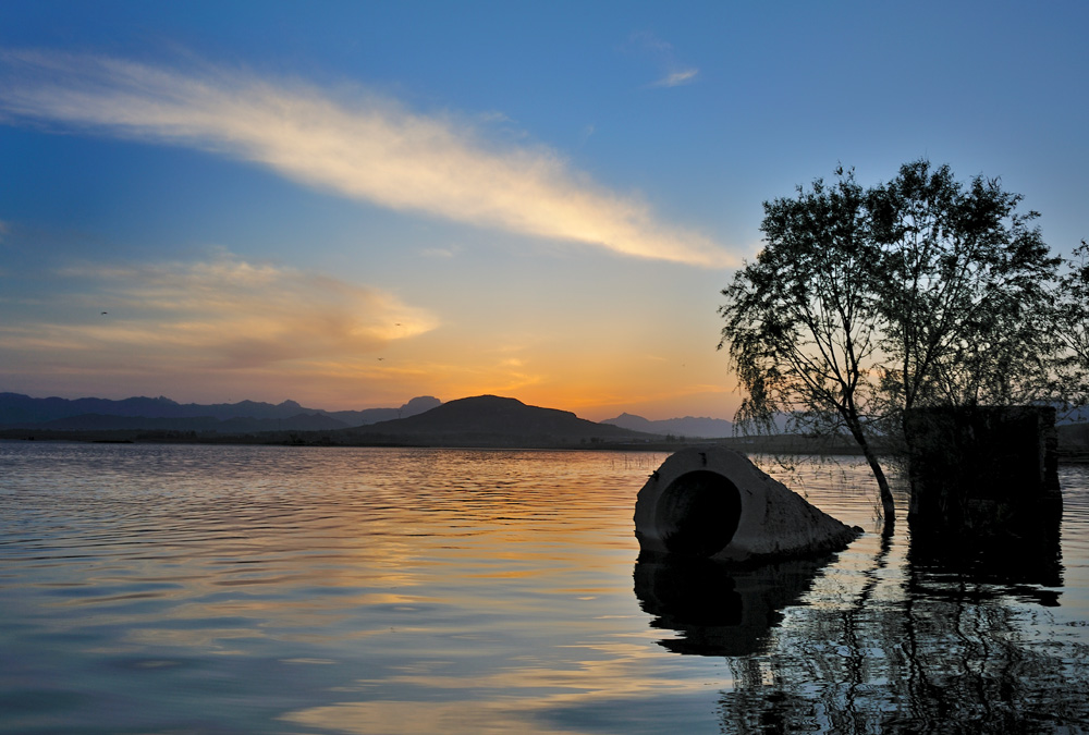 龙湖夕照 摄影 快乐蟠龙