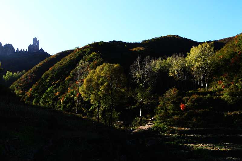 多彩的山坳 摄影 桂玉斋