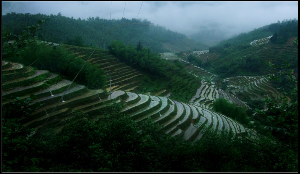 烟雨上堡 摄影 坳风