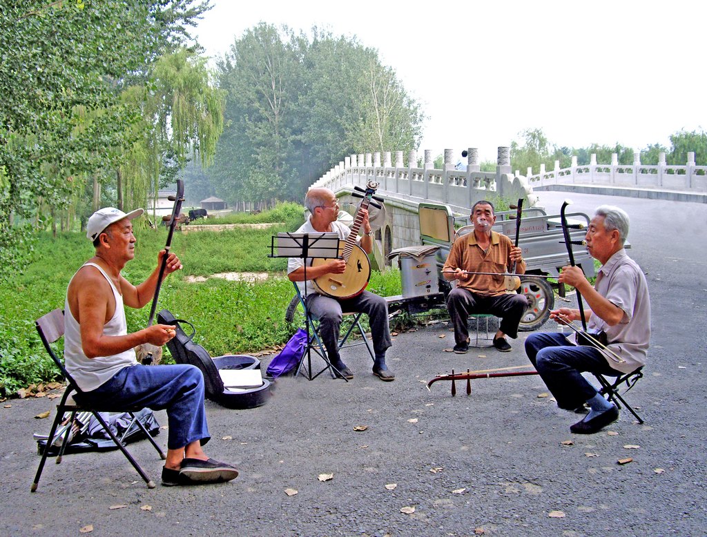 北京郊区的农民乐队！ 摄影 春帆