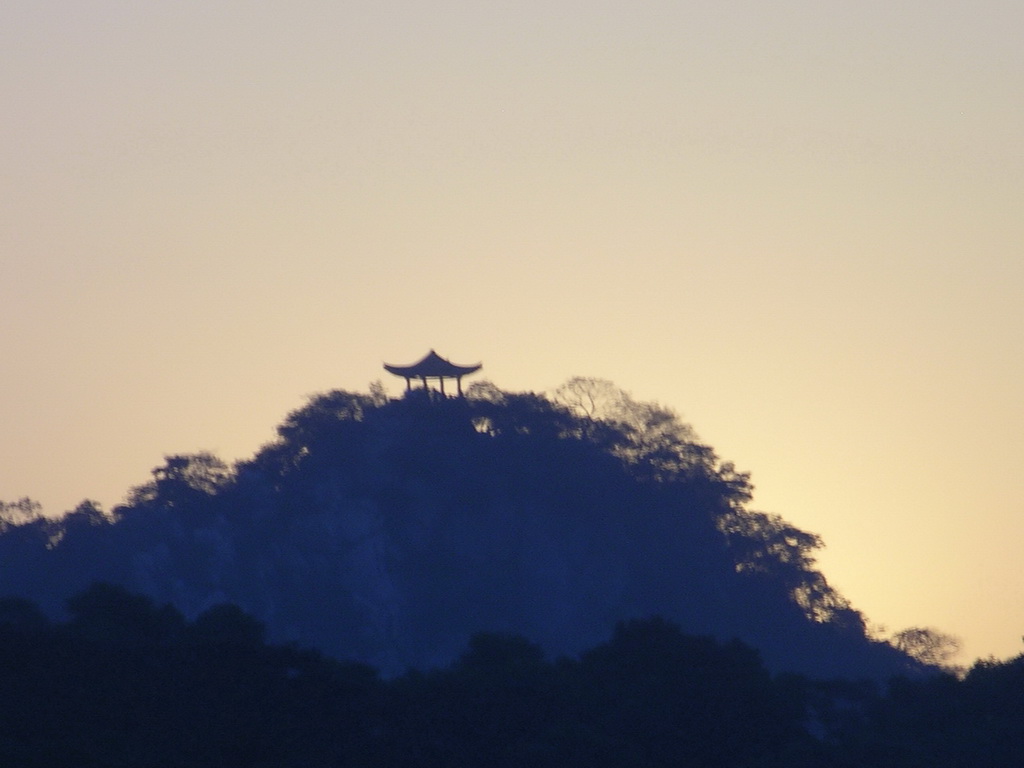 夕照天柱岩 摄影 山松