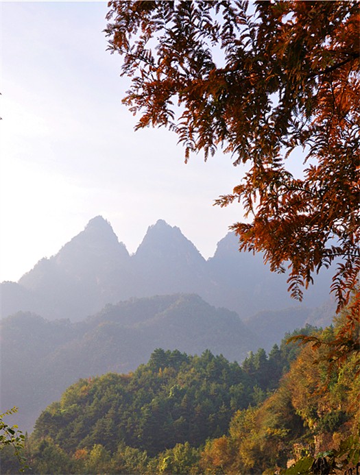 武当山 摄影 湖边