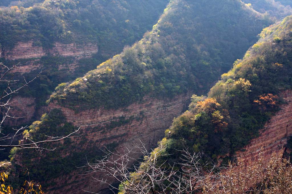 九龙峡之秋（03）-秋到峰梁 摄影 驻足黄黎