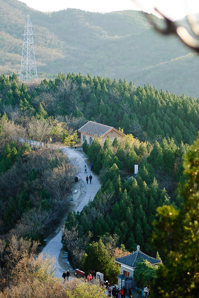 百望山夕照 摄影 苗思