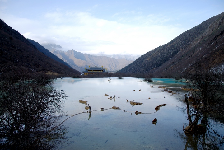 黄龙风光.五彩池 摄影 云山西河