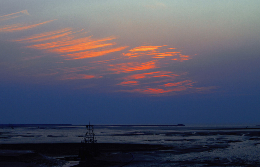 夕阳 摄影 四明汉