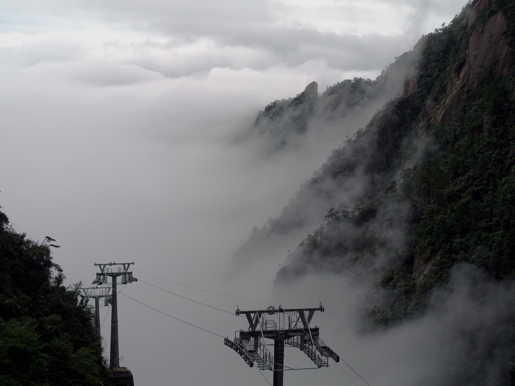 缆车 摄影 山阴道上走