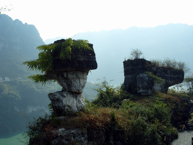长江西陵峡灯影石 摄影 阿戈
