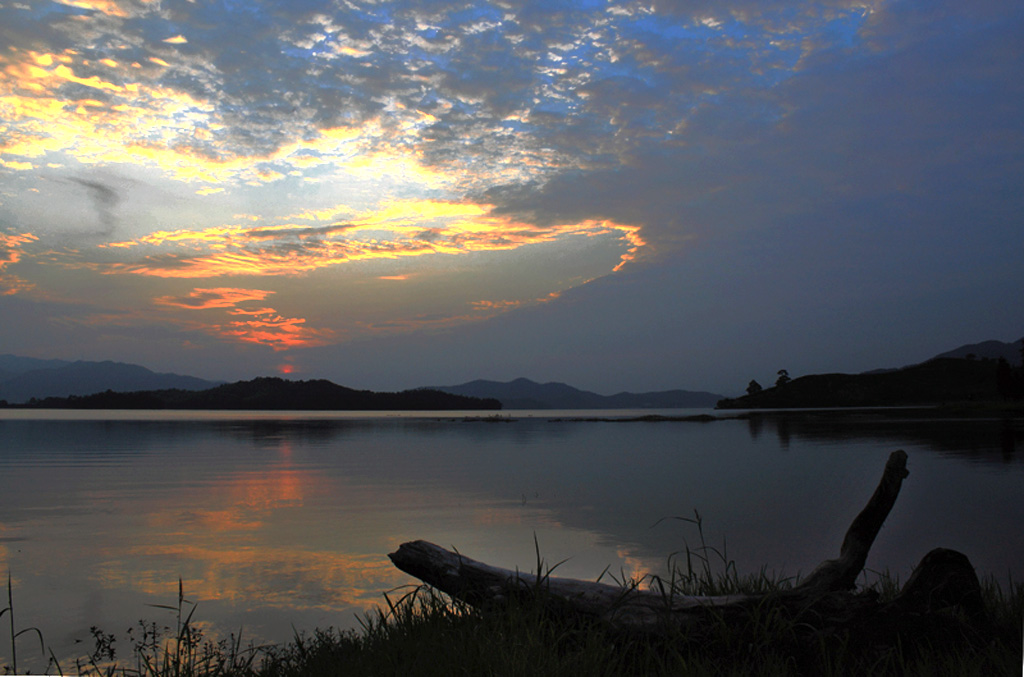 十一的夕阳 摄影 四明汉